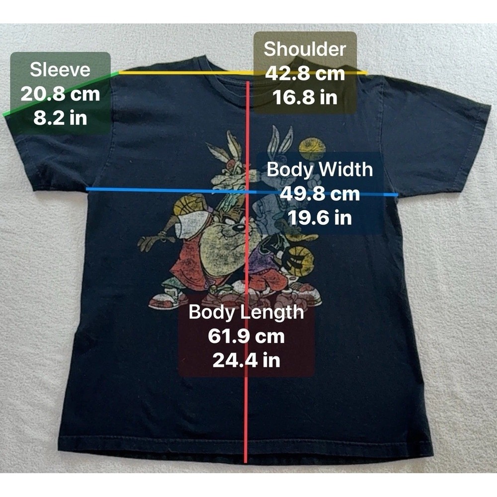 Vintage Looney Tunes Men's T-Shirt Size XL. - Picture 5 of 6